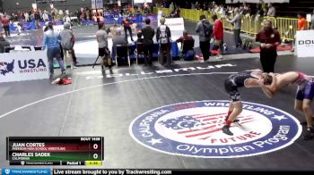 120 lbs Cons. Round 2 - Charles Sadek, California vs Juan Cortes, Freedom High School Wrestling