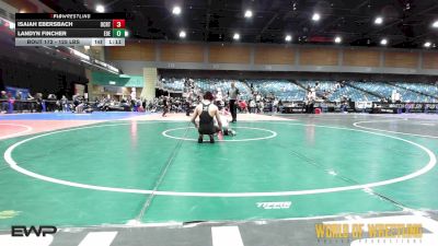 125 lbs Quarterfinal - Isaiah Ebersbach, OCRTC vs Landyn Fincher, Eastern Oregon Elite
