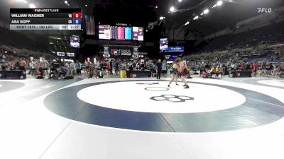 190 lbs Cons. Rd Of 32 - William Wagner, VA vs Asa Goff, CA