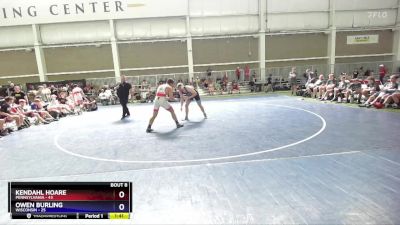 190 lbs Round 2 (8 Team) - Kendahl Hoare, Pennsylvania vs Owen Burling, Wisconsin