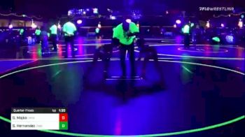 66 lbs Quarterfinal - Gannen Majka, Chaparral WC vs Sebastian Hernandez, Tnwc