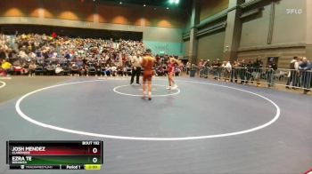 126 lbs Champ. Round 1 - Josh Mendez, Claremore vs Ezra Te, Bonanza