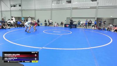 126 lbs Placement Matches (8 Team) - Braden Sellers, Louisiana Blue vs Ian Giancola, Kansas Red