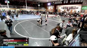 132 lbs Champ. Round 1 - Isaac Ramirez Ruiz, Hermiston vs Travis Toombs, North Central