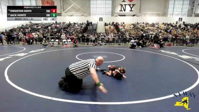 41 lbs Cons. Semi - Kingston Keith, Olean Wrestling Club vs Jack Hontz, Gowanda Wrestling Club