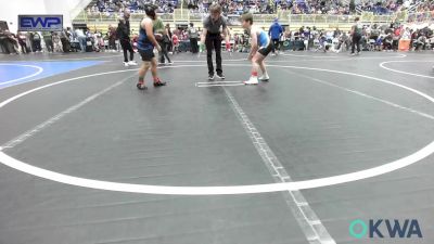 90 lbs Rr Rnd 1 - Royce Baugh, Oklahoma Phantom Wrestling Club vs Josue Ramirez, Hutchinson