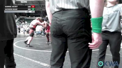 Semifinal - Gabriel Gilkey, Lincoln Christian vs Jackson Shaw, Duncan Demon Wrestling