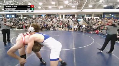 165 lbs Quarterfinal - Ryker Olson, Spanish Fork vs Porter Kemp, Pleasant Grove