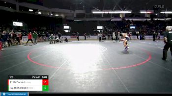 120 lbs Cons. Semi - Alexander Richardson, Foss vs Elias McDonald, Sumner