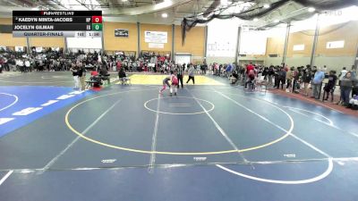 126 lbs Quarterfinal - Kaedyn Minta-Jacobs, North Providence vs Jocelyn Gilman, East Greenwich