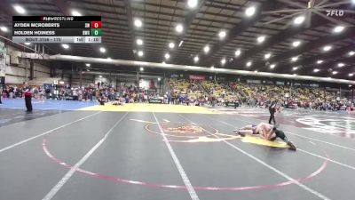 175 lbs Champ. Round 2 - Ayden McRoberts, SBL Warriors vs Holden Hoiness, Billings Wrestling Club