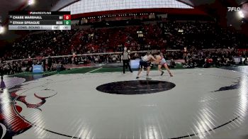 4A 157 lbs Cons. Round 1 - Chase Marshall, Marsh Valley vs Ethan Sprague, McCall-Donnelly