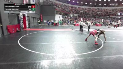 91 lbs Quarterfinal - Henry Metzler, De Pere Youth Wrestling vs Caleb Rickert, BGC
