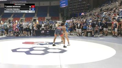 144 lbs Cons. Rd Of 64 - Jaeden Brandon, Virginia vs Colton Peshell, Utah