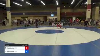 119 lbs Consi Of 16 #2 - Tiffany Breshears, Team Tulsa Wrestling Club vs Kristen DeLaRosa, Team Tulsa Wrestling Club