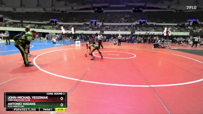 Rookie 3-5 72 Cons. Round 2 - John-michael Yedziniak, Tabb Wrestling Club vs Antonio Hagans, Flex Wrestling