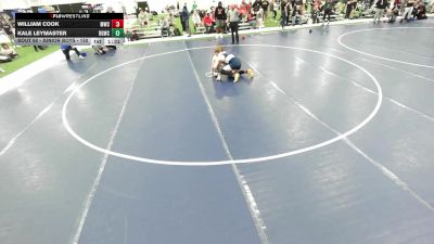 Junior Boys - 150 lbs Champ. Round 1 - William Cook, MATPAC Wrestling Club vs Kale Leymaster, Big Game Wrestling Club