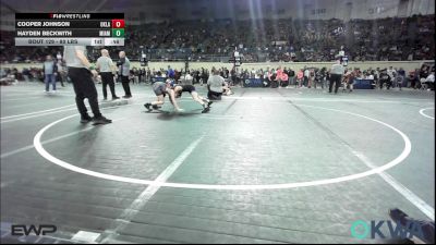 80 lbs Consi Of 4 - Cooper Johnson, Oklahoma Phantom Wrestling Club vs Hayden Beckwith, Miami