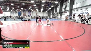 92 lbs Rd# 9- 2:15pm Saturday Final Pool - Carter Sosa, Cali Red vs Kale Crass, Crass Trained