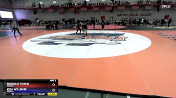 136 lbs Cons. Round 1 - Kiza Williams, Eureka vs Natallie Tobuk, Eureka