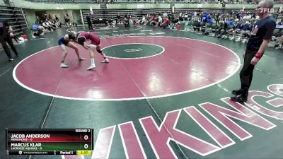 145 lbs Round 2 (4 Team) - Jacob Anderson, Menomonie vs Marcus Klar, LaCrosse Aquinas