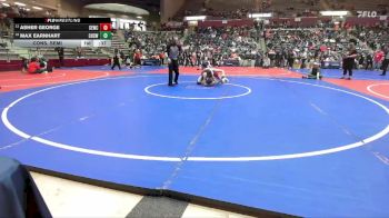 138 lbs Cons. Semi - Asher George, Springdale Elite Wrestling Club vs Max Earnhart, Conway High School Wrestling