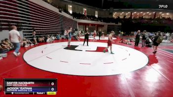132 lbs Cons. Round 4 - Sawyer Hackbarth, Husky Wrestling Club vs Jackson Yeatman, Westmoore Wrestling Club