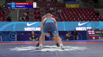 125 kg Final 3-5 - Merab Suleimanashvili, Georgia vs Nicholas Feldman, United States