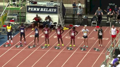Watch College Men's 100m Prelims (Event 353) Heat 4 At 2026 Penn Relays