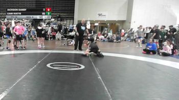 97 lbs Quarterfinal - Jackson Danby, Team Tugman - MSC vs Liam Ivatts, New England Gold - MSC