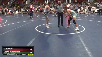 130 lbs Round 1 (4 Team) - Luke Egan, Rockford vs Logan Carstensen, Southwest Arsenal