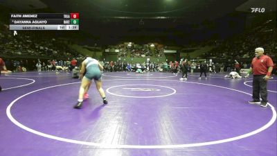 235 lbs Semifinal - Faith Jimenez, Tulare Union vs Dayanna Aguayo, Bakersfield