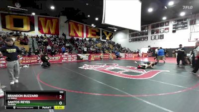 132 lbs Quarterfinal - Brandon Buzzard, La Serna vs Santos Reyes, Warren