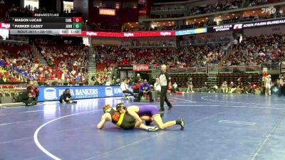 3A-150 lbs 5th Place Match - Parker Casey, Johnston vs Mason Lucas, Carlisle