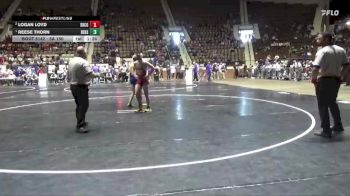 5A 150 lbs 1st Place Match - Reese Thorn, Beauregard HS vs Logan Loyd, Shelby County