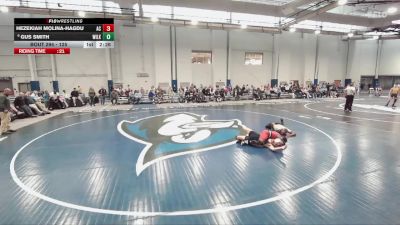 125 lbs 3rd Place Match - Hezekiah Molina-Hagdu, Albright College vs Gus Smith, Wilkes