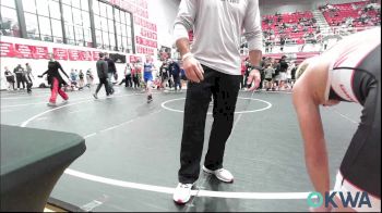 96 lbs Rr Rnd 1 - Knox Selman, Weatherford Youth Wrestling vs Corbin Hawkins, Noble Takedown Club