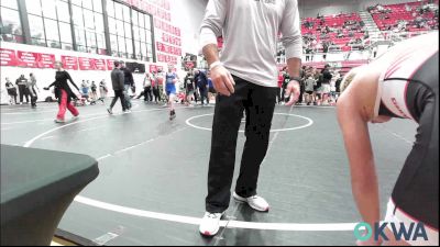 96 lbs Rr Rnd 1 - Knox Selman, Weatherford Youth Wrestling vs Corbin Hawkins, Noble Takedown Club