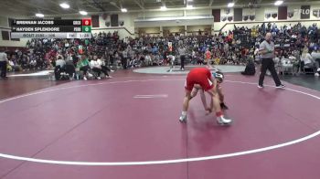 106 lbs 9th Place Match - Brennan Jacobs, Greene County vs Hayden Splendore, Perry