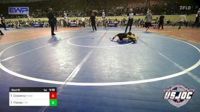 61 lbs Quarterfinal - Thomas Cisneroz, Powerhouse Wrestling Academy vs Tripp Flores, Fitness Fight Factory Wrestling Club