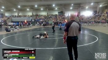 AA 120 lbs Cons. Round 2 - Luke Carpenter, East Hamilton vs Michael Johnson, Mt. Juliet