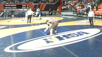 1A 138 lbs Cons. Round 2 - Nelson Benesh, Oregon vs Mitchell Aukes, Marengo