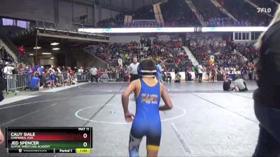 76 lbs Quarterfinal - Cauy Siale, Chaparral Kids vs Jed Spencer, SlyFox Wrestling Academy