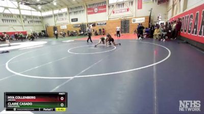 110 (112) Cons. Round 2 - Claire Casado, Miramonte vs Mya Collenberg, Arcata