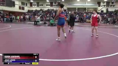 J-12 lbs Round 1 - Jovo Lewis, Unattached vs Derek Hoerner, Dubuque Wrestling Club