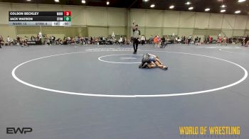 68 lbs Consi Of 4 - Colson Beckley, Warrior Up 12U vs Jack Watson, Storm 12U