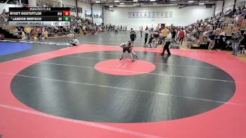 133 lbs Champ. Round 2 - Wyatt Hostuttler, West Liberty vs Landon Bertsch, Marian