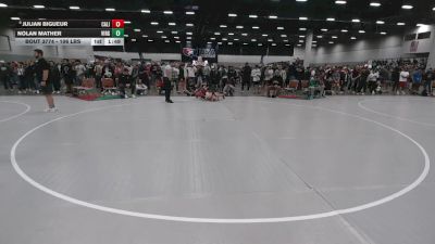 106 lbs Champ. Rd Of 16 - Julian Bigueur, California vs Nolan Mather, Virginia