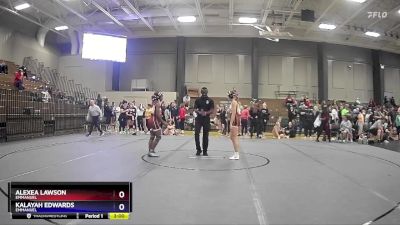 124 lbs Cons. Round 5 - Alexea Lawson, Emmanuel vs Kalayah Edwards, Emmanuel