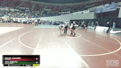 6A-220 lbs Champ. Round 1 - Tate Sebesta, Mountainside vs Miguel Navarro, McDaniel